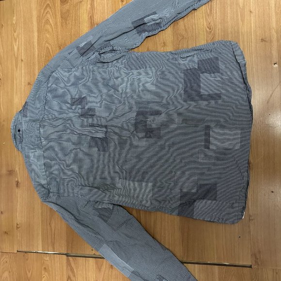 Burberry checkered print Button Front Long Sleeve Shirt - Picture 2 of 4